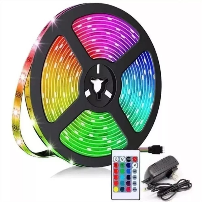 Cinta Led Tira Luces 5mts Rgb Multicolor